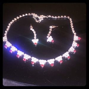 Necklace and earrings